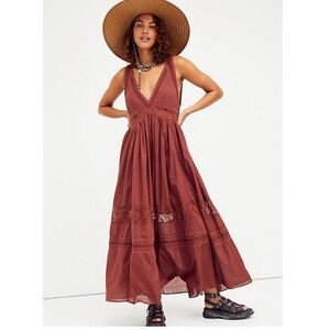Free People Mahogany Maxi Dress